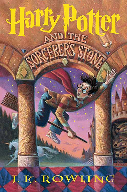 Harry Potter and the Sourcerer's Stone book cover