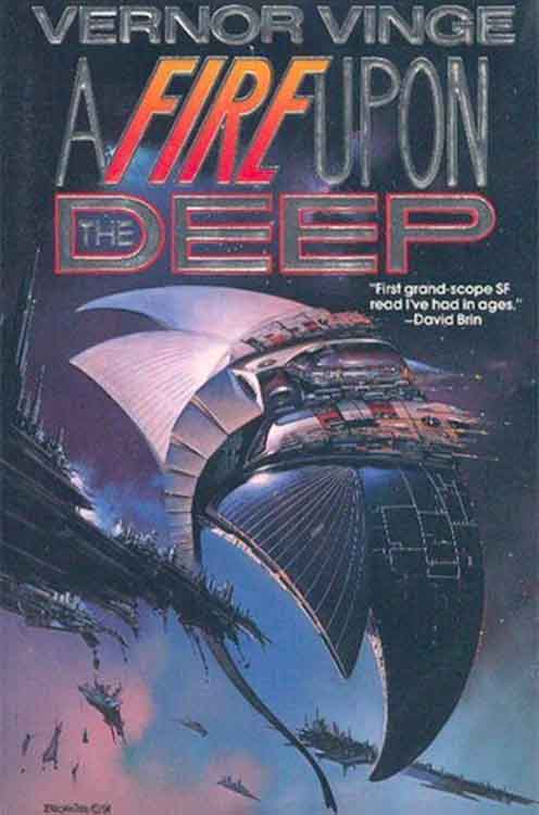 A Fire Upon the Deep book cover